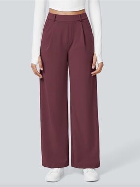 Halara Flex™ DayStretch High Waisted Pocket Straight Leg Work Pants SZ L